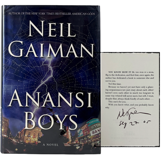 Item #110 Anansi Boys. Neil Gaiman