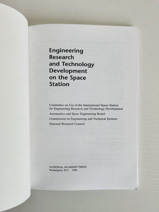 Engineering Research and Technology Development on the Space Station