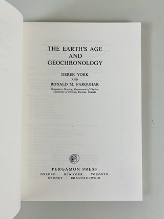 The Earth's Age and Geochronology