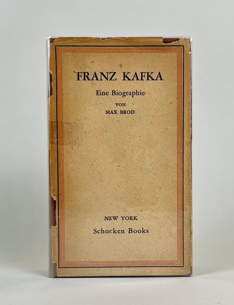 Item #609 Franz Kafka: Eine Biographie (Erinnerungen und Dokumente). Max Brod.