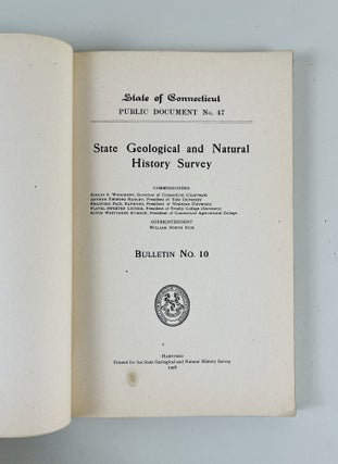 Preliminary Report on the Algae of the Fresh Waters of Connecticut
