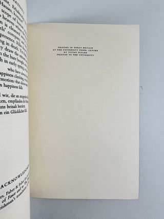 Creativity: A Theme from Faust and the Duino Elegies