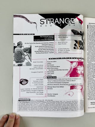 Strange Magazine, Vol. 1, No. 11