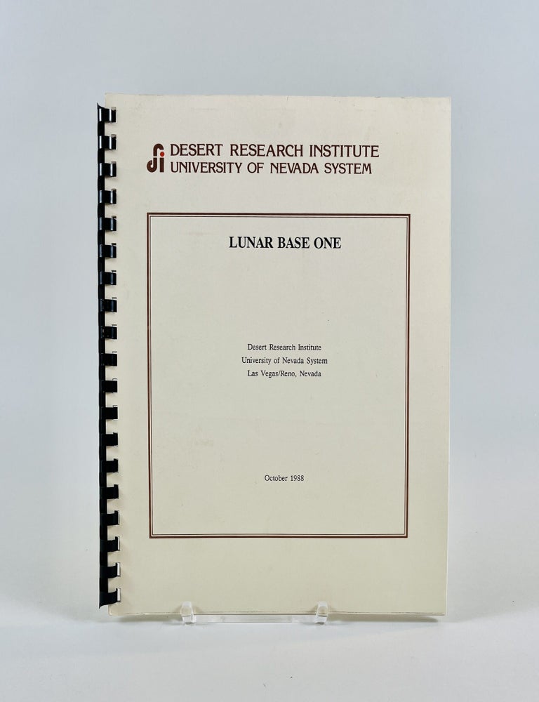 Item #649 Lunar Base One, Desert Research Institute, University of Nevada System