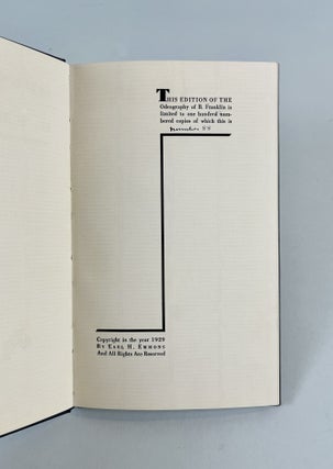 Odeography of B. Franklin.