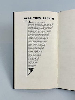 Odeography of B. Franklin.