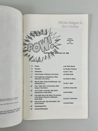 Ethnic Images in the Comics: An Exhibition in the Museum of the Balch Institute for Ethnic Studies, September 15 - December 20, 1986.