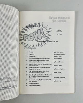 Ethnic Images in the Comics: An Exhibition in the Museum of the Balch Institute for Ethnic Studies, September 15 - December 20, 1986.