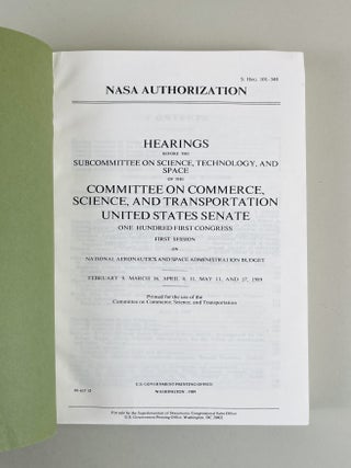 Hearings before the Subcommittee on Science, Technology, and Space of the Committee on Commerce, Science, and Transportation, United States Senate, One Hundred First Congress, first session, on National Aeronautics and Space Administration budget, February 9, March 16, April 4, 11, May 11, and 17, 1989