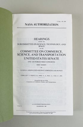 Hearings before the Subcommittee on Science, Technology, and Space of the Committee on Commerce, Science, and Transportation, United States Senate, One Hundred First Congress, first session, on National Aeronautics and Space Administration budget, February 9, March 16, April 4, 11, May 11, and 17, 1989