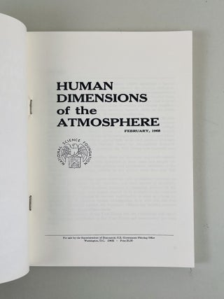 Human Dimensions of the Atmosphere