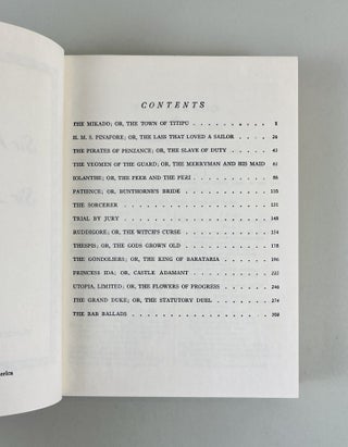 The Works of Sir William Gilbert and Sir Arthur Sullivan