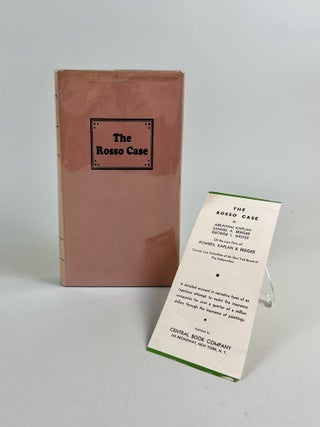 Item #683 The Rosso Case. Samuel A. Berger Abraham Kaplan, George I. Gross