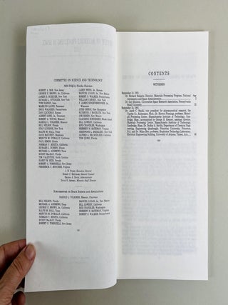 Review of Materials Processing In Space. Hearings Before the Subcommittee on Space Science and Applications of the Committee on Science and Technology U.S. House of Representatives. Ninety Eighth Congress, First session. September 14, 1983