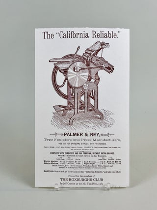 Item #694 The California Reliable