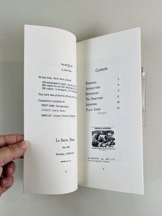 Printers and Publishers in Southern California 1850-1876