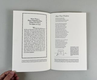 Two Typographical Amusements