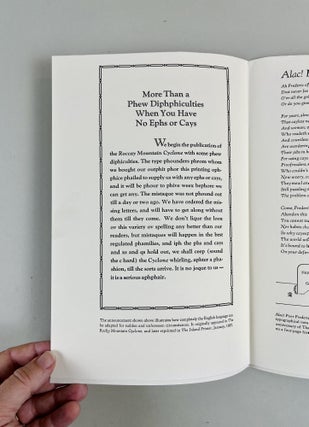 Two Typographical Amusements