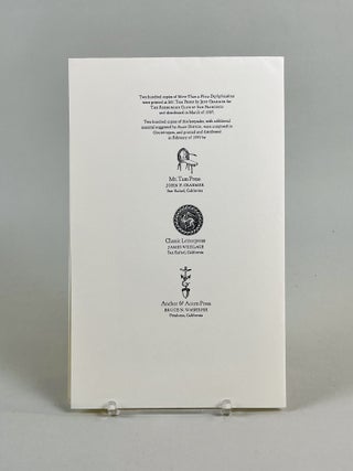 Two Typographical Amusements