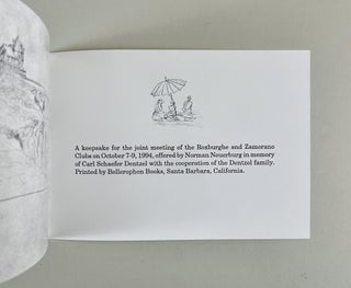 A Sketchbook of a Southwestern Tour From Santa Fe to Pasadena 1884-1885 From the Carl Schaefer and Elisabeth Waldo Dentzel Collection