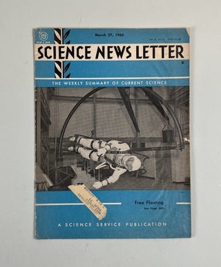 Science News Letter, lot of three weekly magazines, 1965