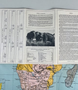 New Map of Africa with Inset Map of Ethiopia
