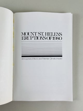 Mount St. Helens Eruptions of 1980: Atmospheric Effects and Potential Climatic Impact.